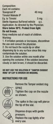 Lupitros Tz Bottle Of 3ml Eye Drops