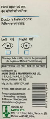 Lupitros Tz Bottle Of 3ml Eye Drops