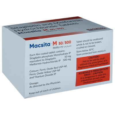 Macsita M 50/500mg Strip Of 10 Tablets