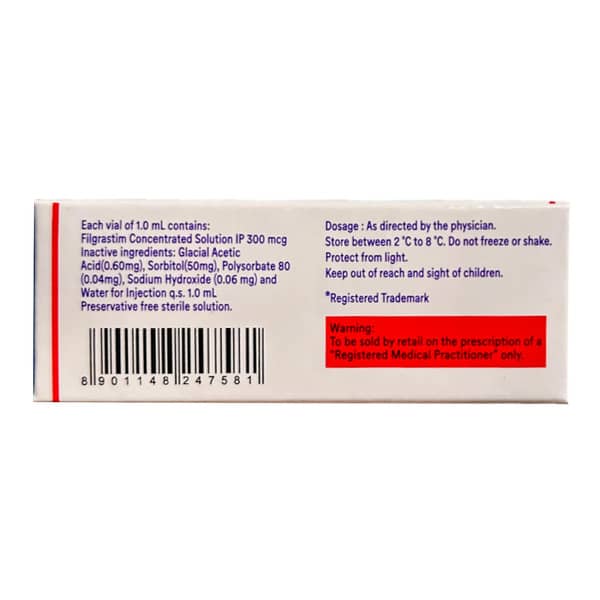 Grastim 300Mcg Injection 1Ml