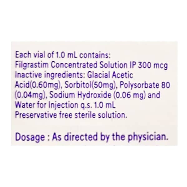 Grastim 300Mcg Injection 1Ml