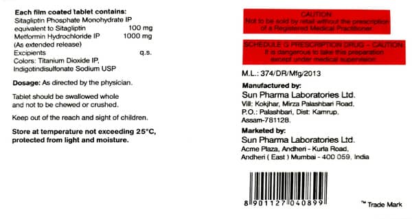 Sitared Xr Strip Of 10 Tablets