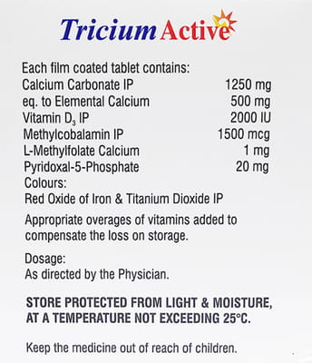 Tricium Active Strip Of 15 Tablets