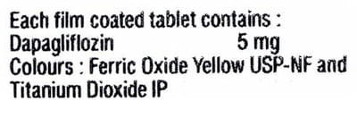 Damita 5mg Strip Of 10 Tablets