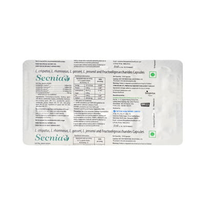 Secnia Strip Of 10 Vaginal Capsules