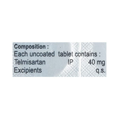 Prosartan 40mg Strip Of 10 Tablets