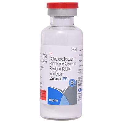 Cefbact Es 1.5gm Dry Vial Of 1 Powder For Infusion