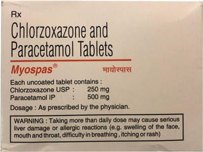Myospas Strip Of 10 Tablets