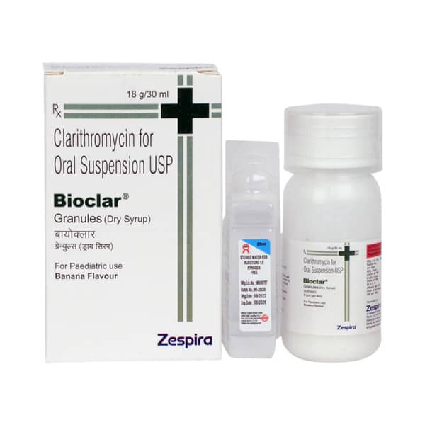 Bioclar Granules Banana Flavour Bottle Of 30ml Dry Syrup