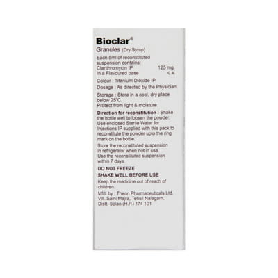 Bioclar Granules Banana Flavour Bottle Of 30ml Dry Syrup