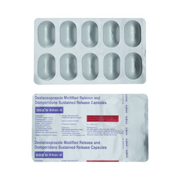 Ddr D 30/60mg Strip Of 10 Capsules