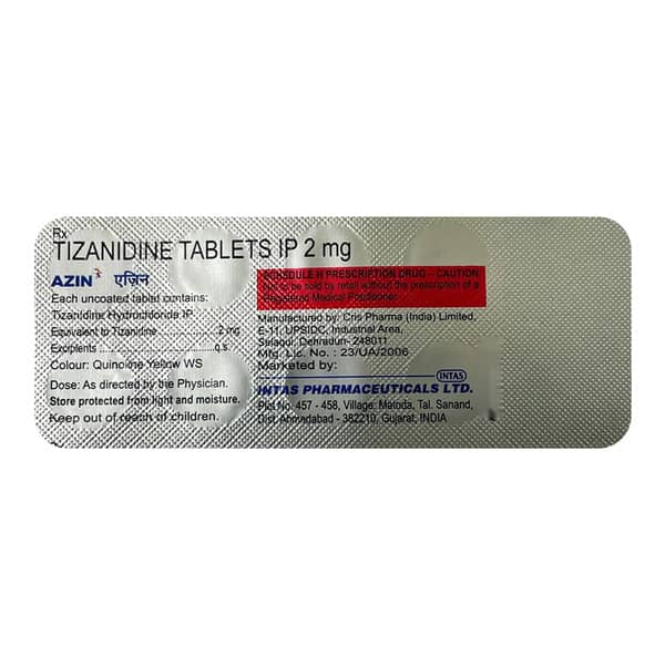 Azin 2Mg Strip Of 10 Tablets
