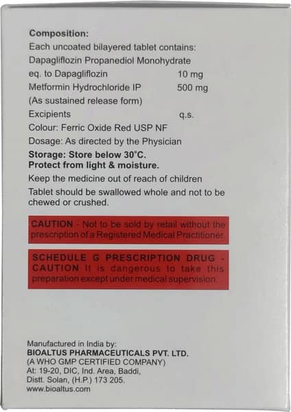 Dapaclan M 500mg Strip Of 15 Tablets