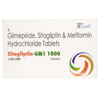 Sitagliptin Gm 1/1000Mg Strip Of 10 Tablets