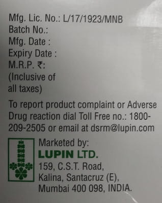 Vilnip 50mg Strip Of 15 Tablets