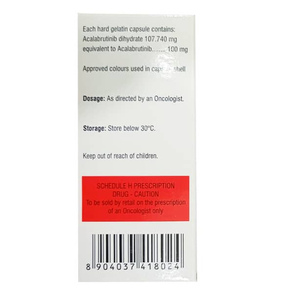 Acabrunat 100Mg Bottle Of 30 Capsules