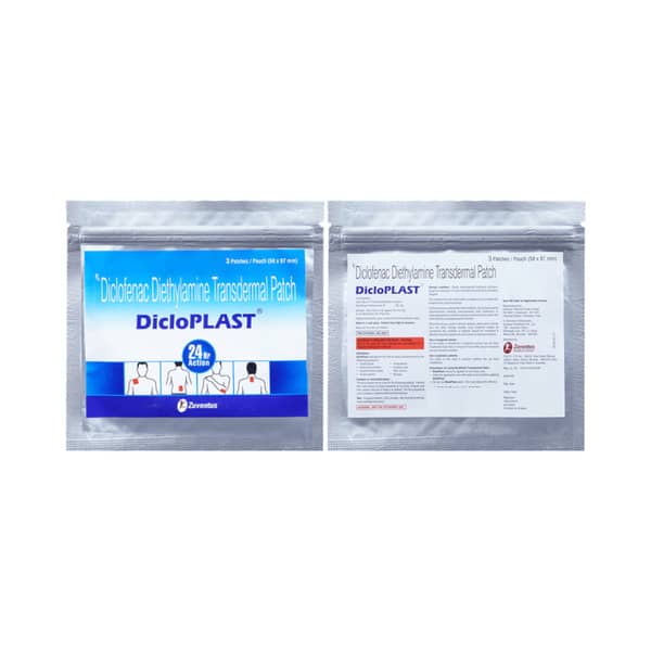 Dicloplast Transdermal Patch 10 X 3 No's