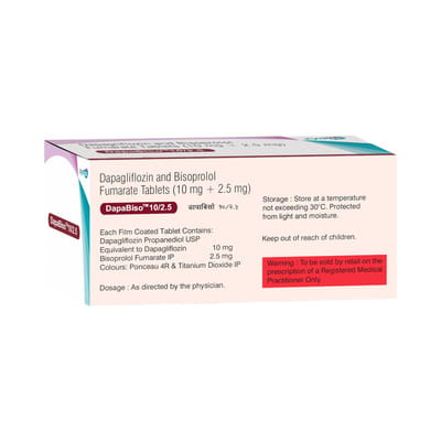 Dapabiso 10/2.5mg Strip Of 10 Tablets
