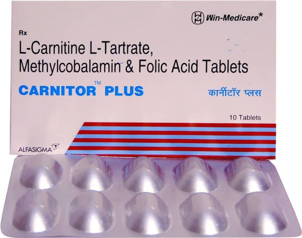 Carnitor Plus Strip Of 10 Tablets