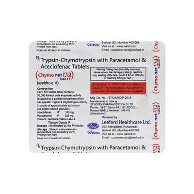 Chymonet Ap Strip Of 10 Tablets