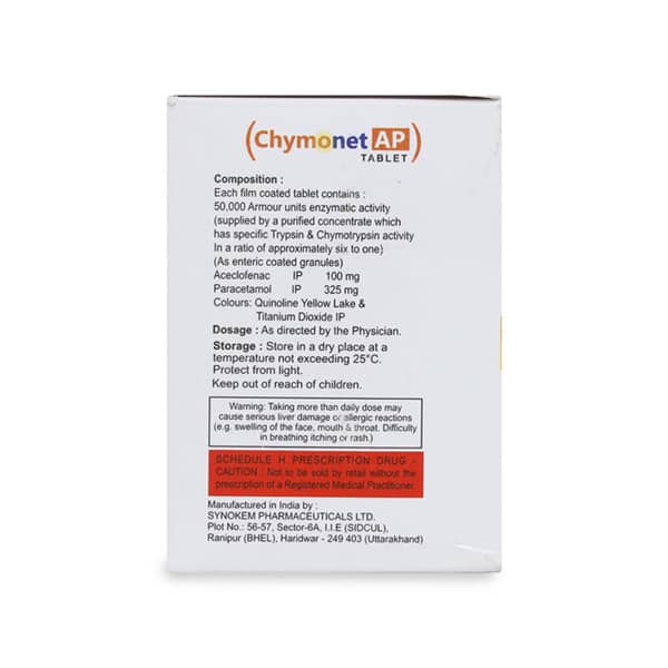 Chymonet Ap Strip Of 10 Tablets