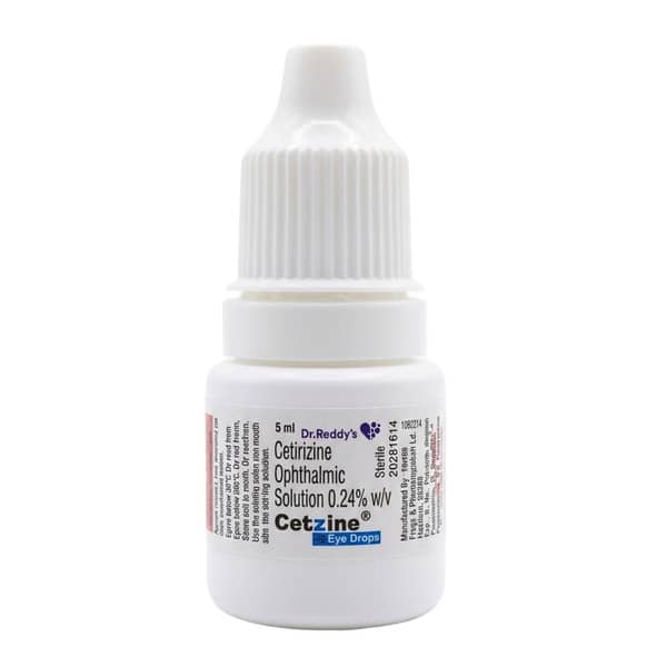 Cetzine 0.24% Bottle Of 5Ml Eye Drops