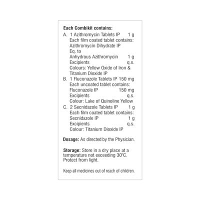 Oltef 3 Kit Strip Of 4 Combikit Tablets