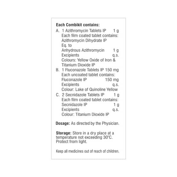 Oltef 3 Kit Strip Of 4 Combikit Tablets