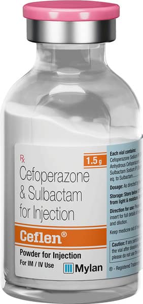 Ceflen 1.5gm Dry Vial Of 1 Powder For Injection