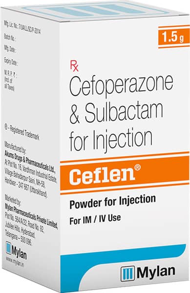 Ceflen 1.5gm Dry Vial Of 1 Powder For Injection