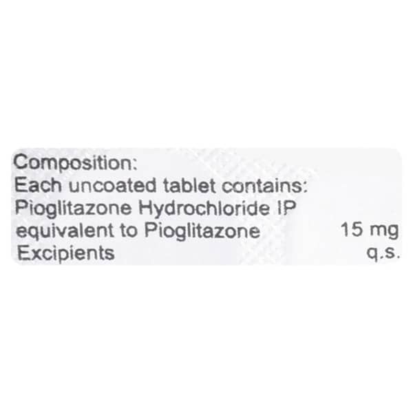 Piopar 15mg Strip Of 15 Tablets