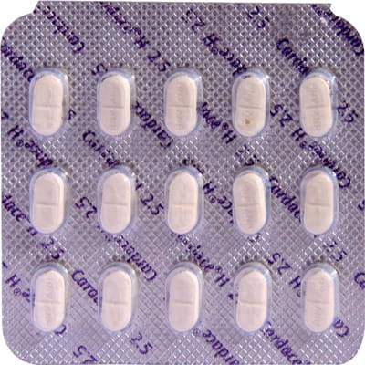 Cardace H 2.5mg Strip Of 15 Tablets