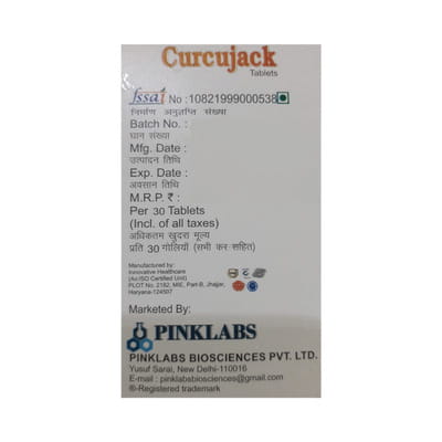Curcujack Bottle Of 30 Tablets