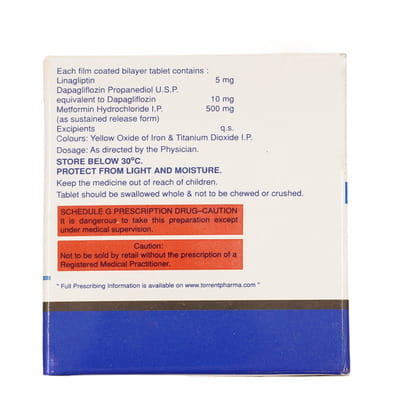 Glucreta Lm 500mg Strip Of 10 Tablets