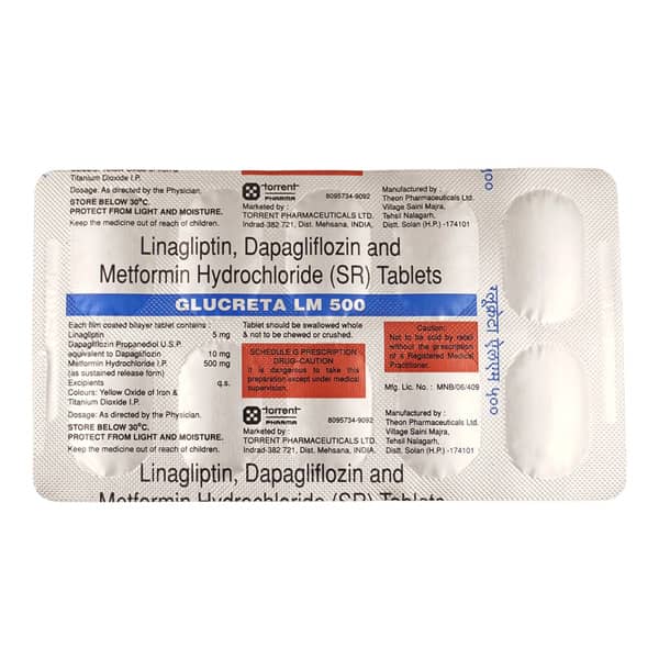 Glucreta LM 500 Tablet
