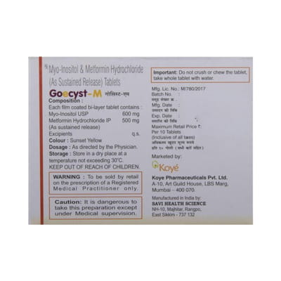 Goecyst M Strip Of 15 Tablets