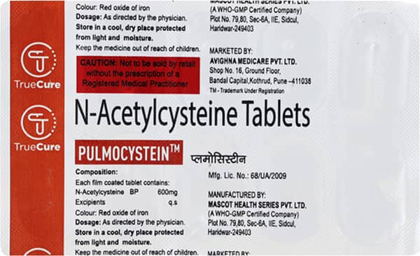 Pulmocystein Strip Of 10 Tablets