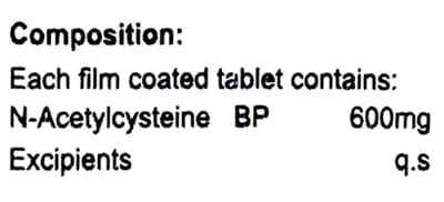 Pulmocystein Strip Of 10 Tablets