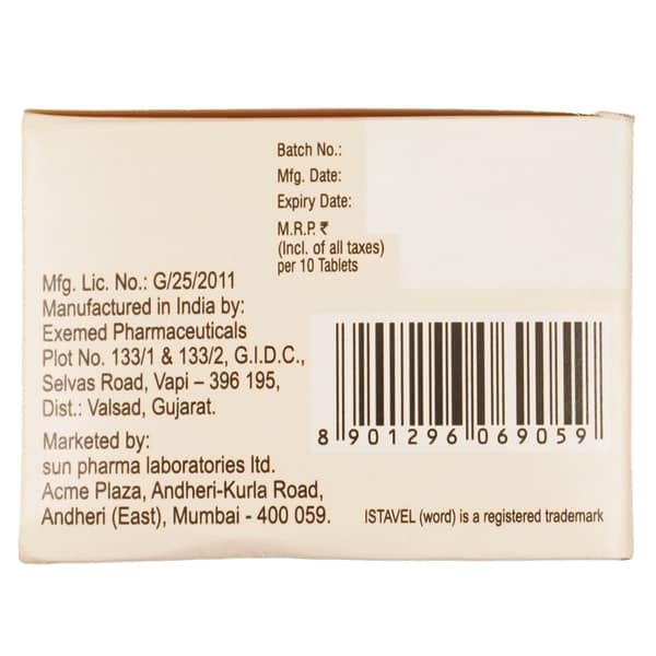 Istavel Empa 25mg Strip Of 10 Tablets