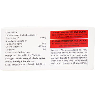 Hythale T Am 6.25/40/5mg Strip Of 10 Tablets