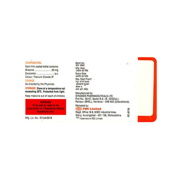 Ata 20mg Strip Of 10 Tablets