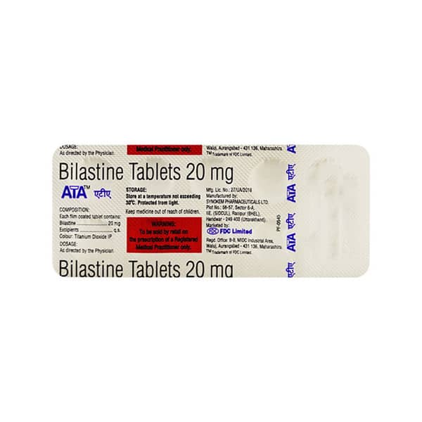 Ata 20mg Strip Of 10 Tablets