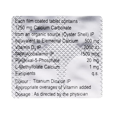 Calvoli Xt Strip Of 15 Tablets