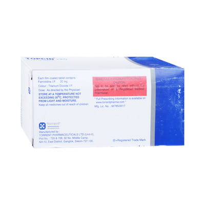 Topcid 20 Strip Of 10 Tablets