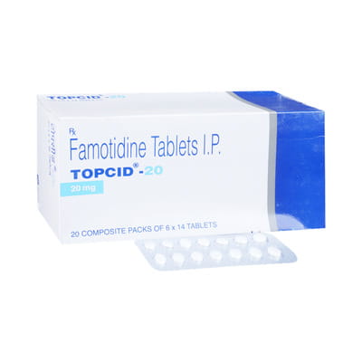 Topcid 20 Strip Of 10 Tablets