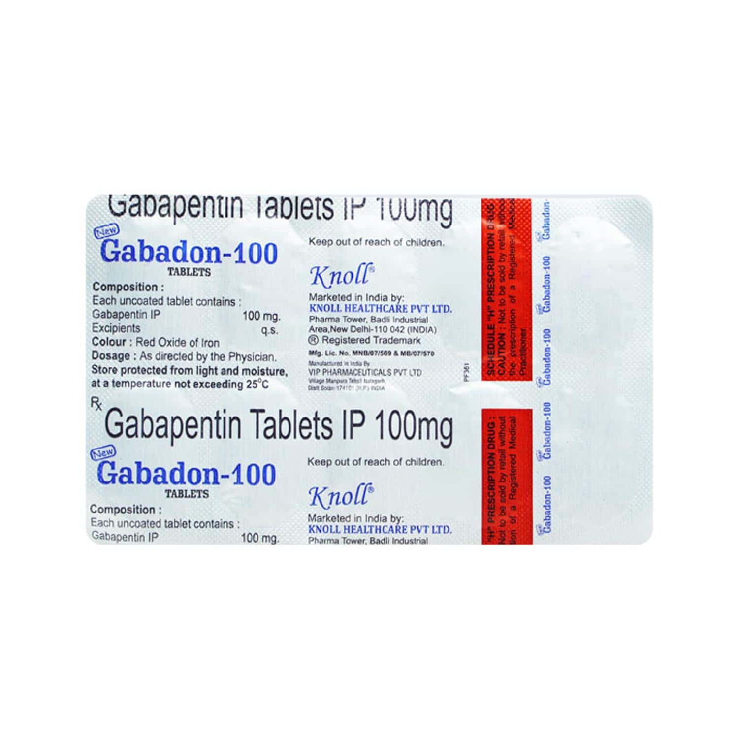 gabadon 100mg tablets