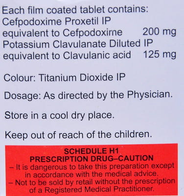 Zedocef Cv 200mg Strip Of 10 Tablets