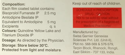 Bisonext Am 2.5mg Strip Of 15 Tablets
