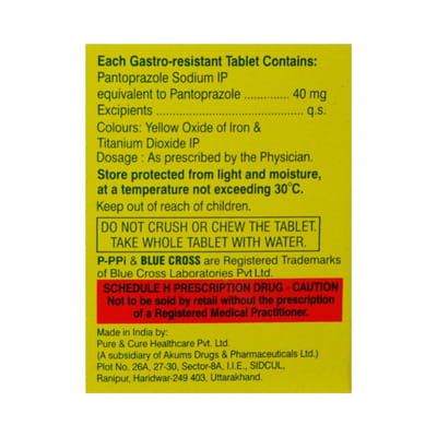 P Ppi 40mg Strip Of 15 Tablets