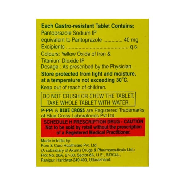 P Ppi 40mg Strip Of 15 Tablets